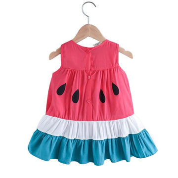 Watermelon Ruffle Dress