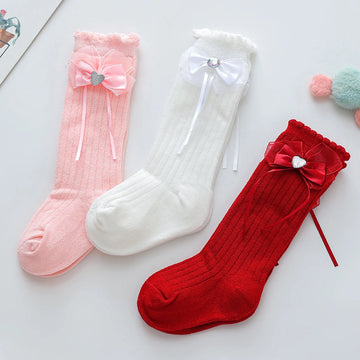 Pretty Bow Mid Length Tub Socks