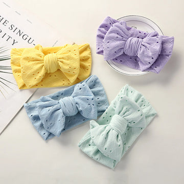 Newborn Baby Hair Band Embroidered Lace