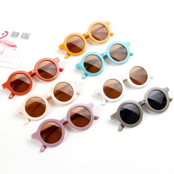 Girls Retro Sunglasses Outdoor Sunglasses For Kids 1-5 Years Old