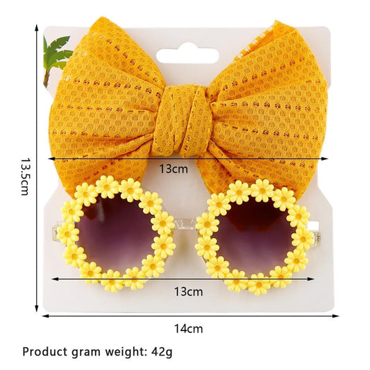 Glasses Headband Set Sunflower