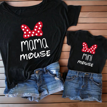 Mini Mouse - Mommy & Me (Kids Tee)