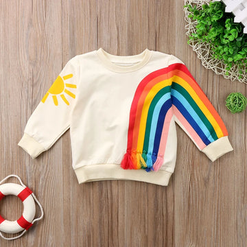 Rainbow Sunshine T-Shirt Sweatshirt Cardigan